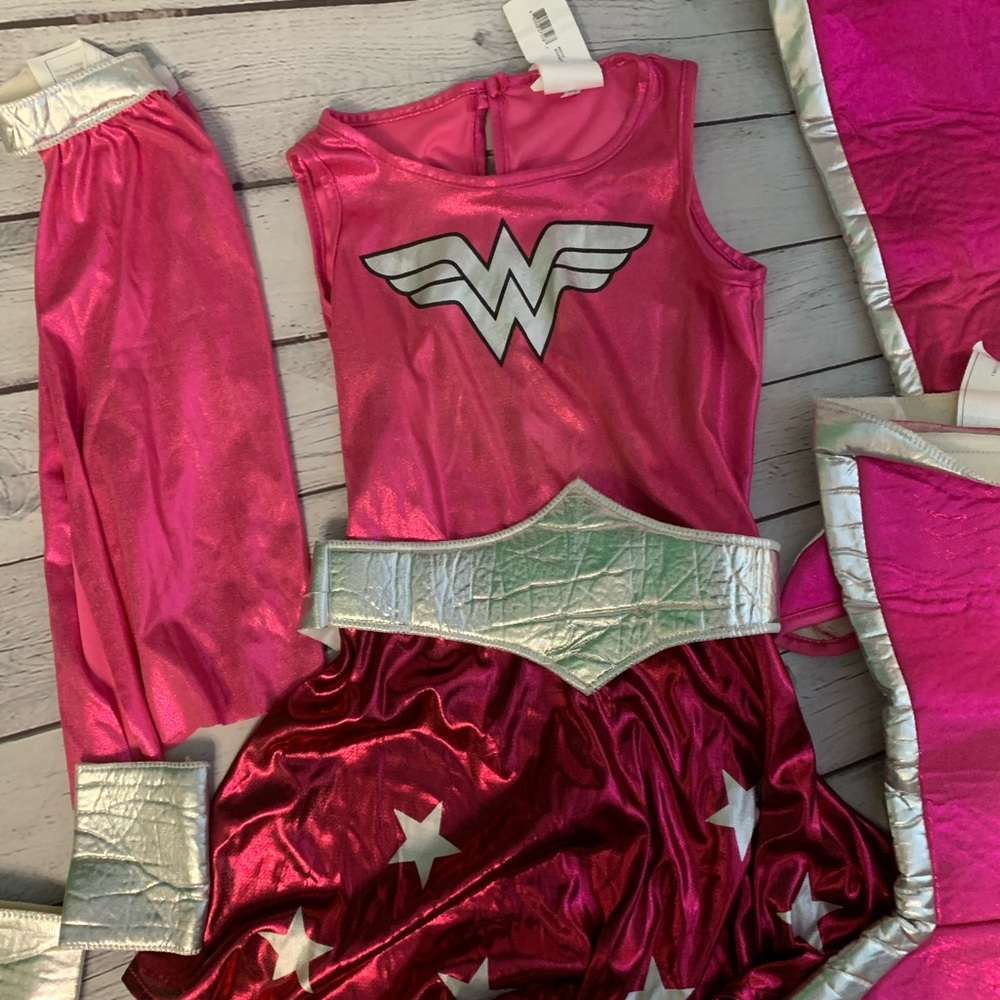 Pink wonder women costume